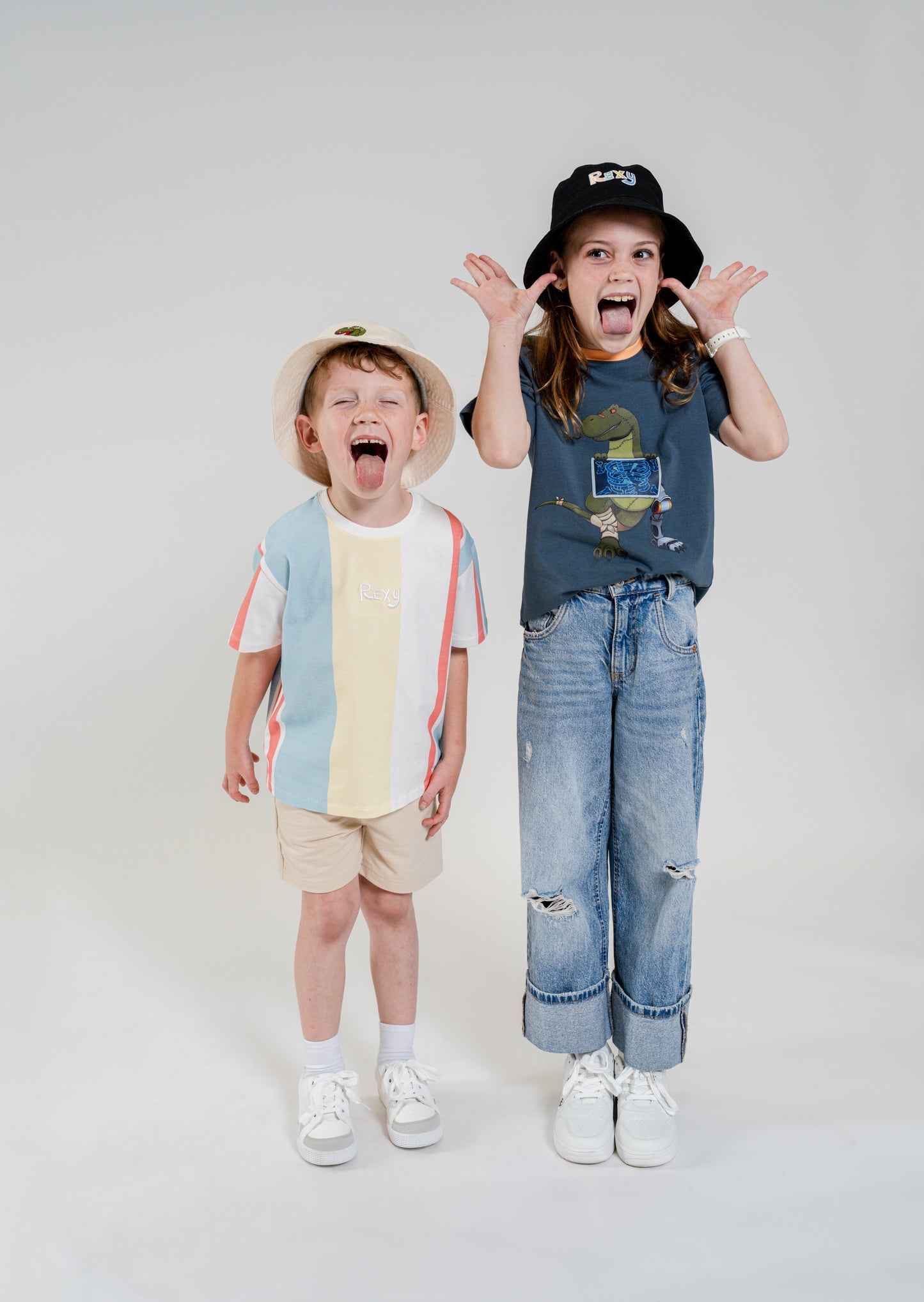 Rexy Bucket Hat - Beige (Kids)