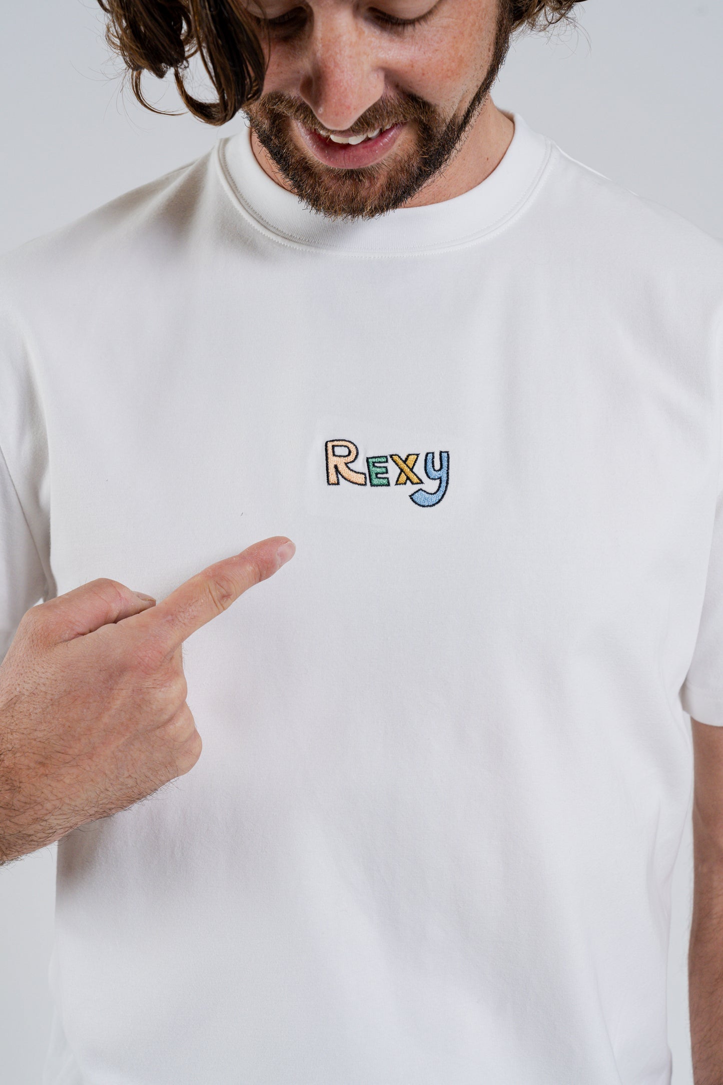 Rexy Staple White Tee (Adult)