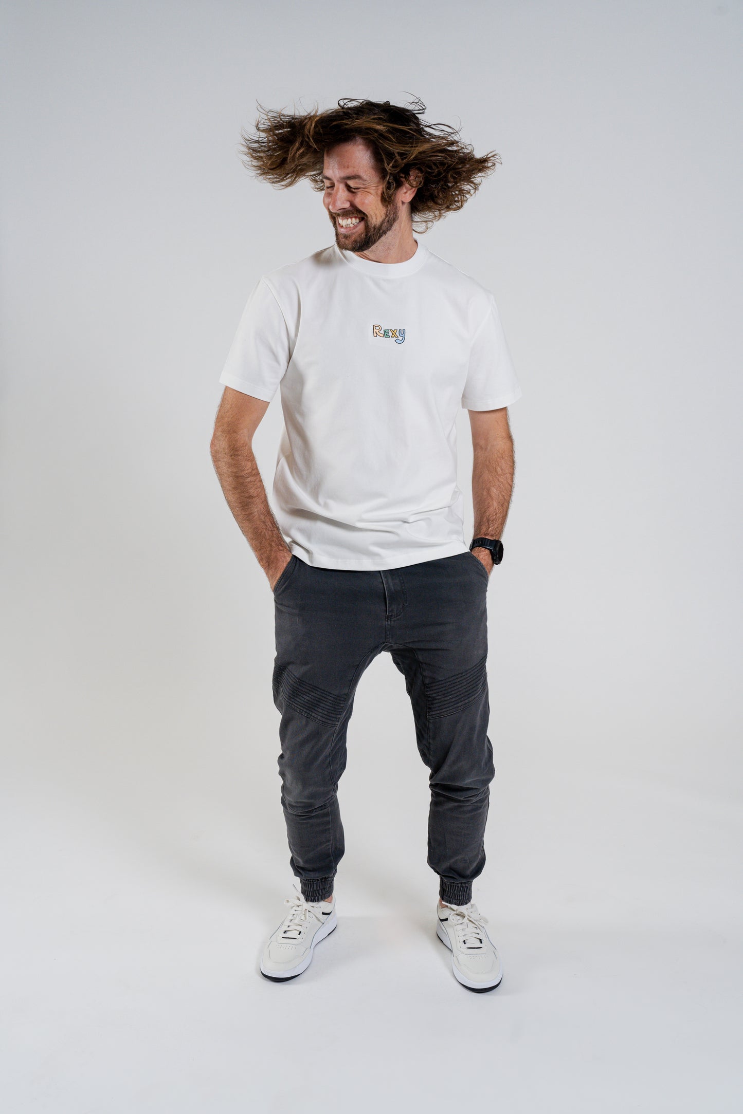 Rexy Staple White Tee (Adult)