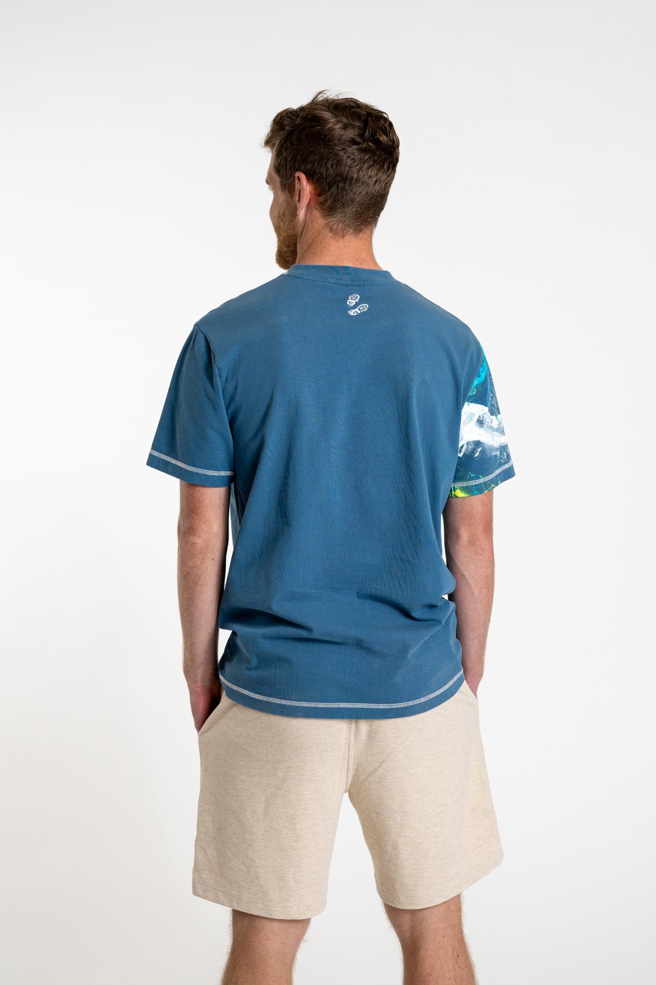 NAVY STAMPEDE TEE