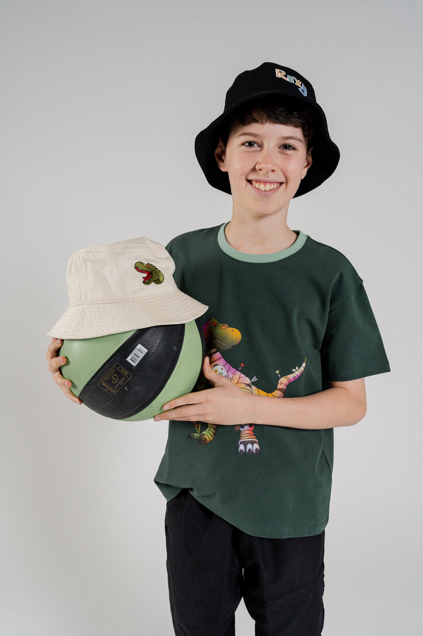 Rexy Bucket Hat - Black (Kids)