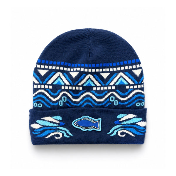 Ocean Blue Beanie (Reversible) – Rexy