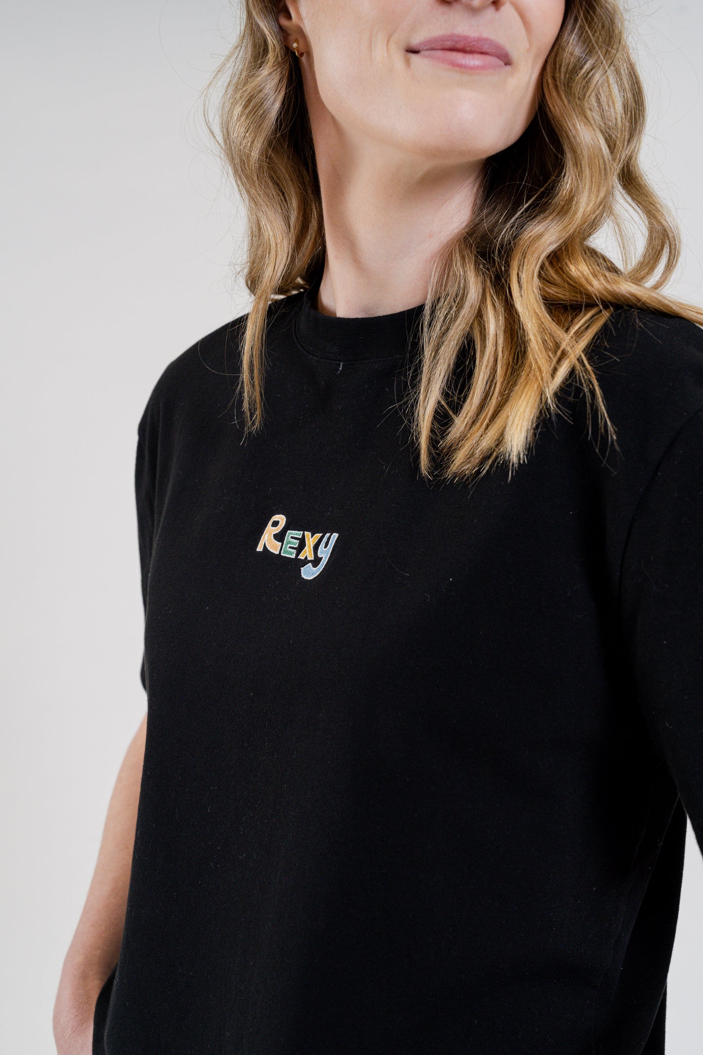 Rexy Staple Black Tee - Scooter Rexy (Adult)