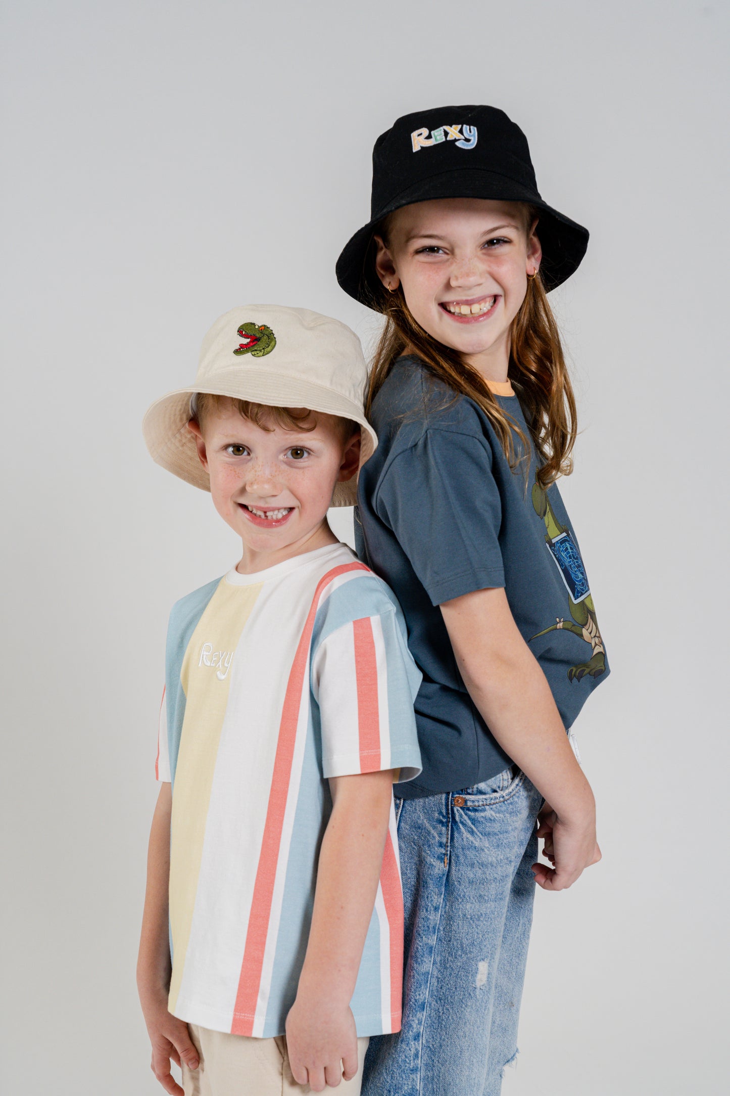 Rexy Bucket Hat - Beige (Kids)