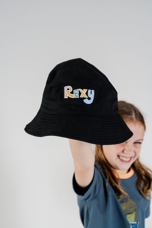 Rexy Bucket Hat - Black (Kids)
