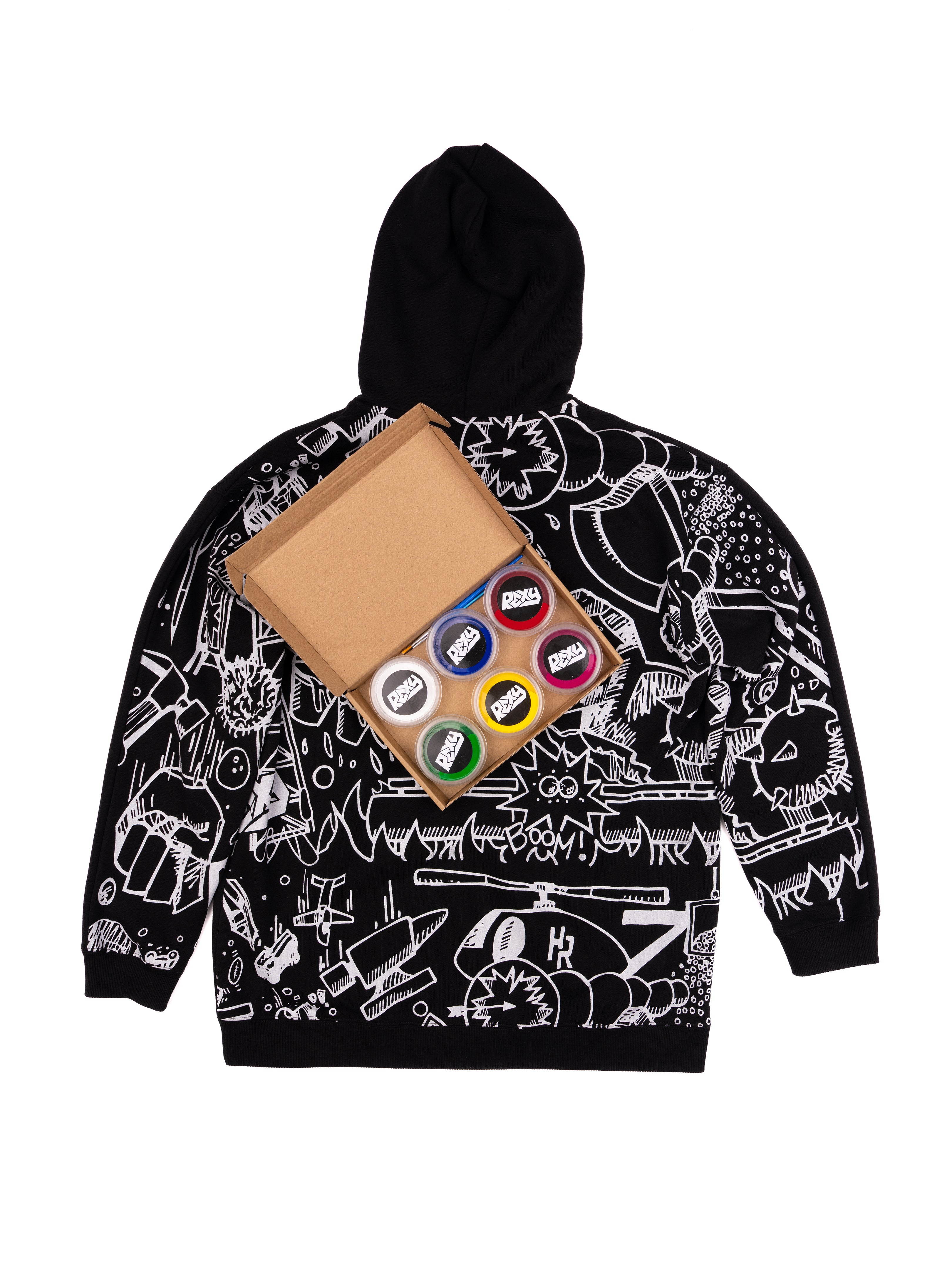 The Artist Hoodie with Paint Kit