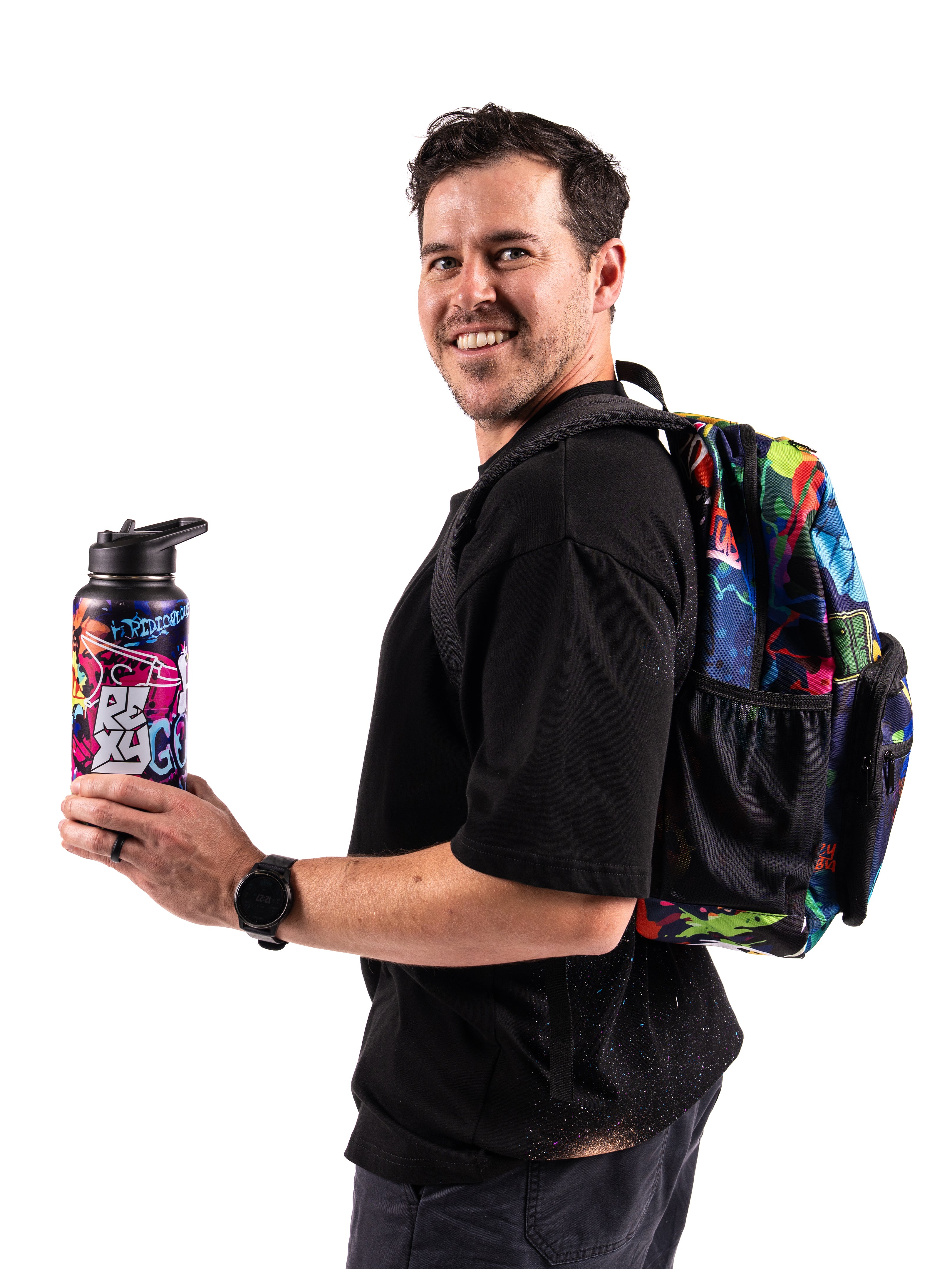Custom Graffiti Water Bottle