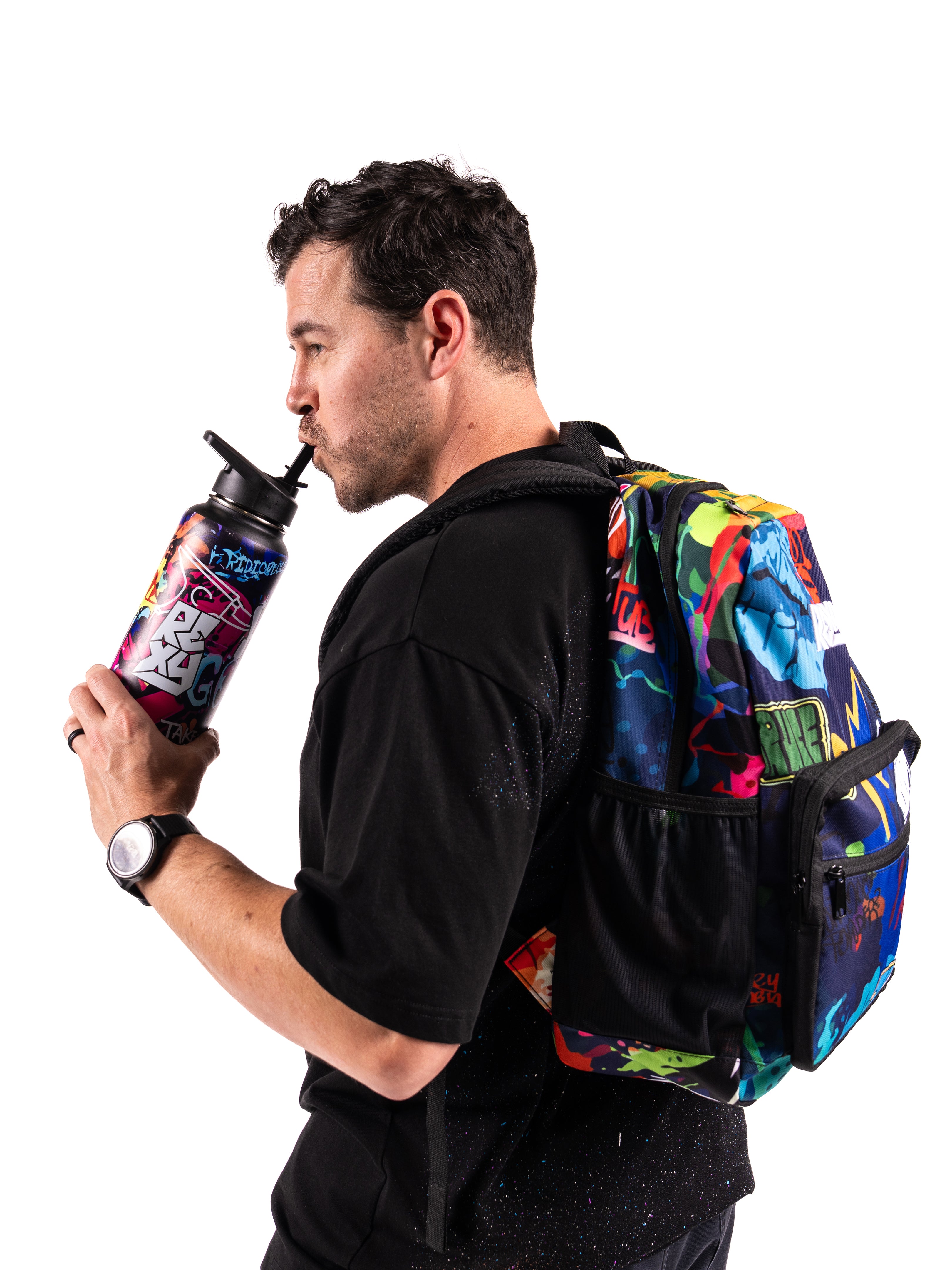 Custom Graffiti Water Bottle