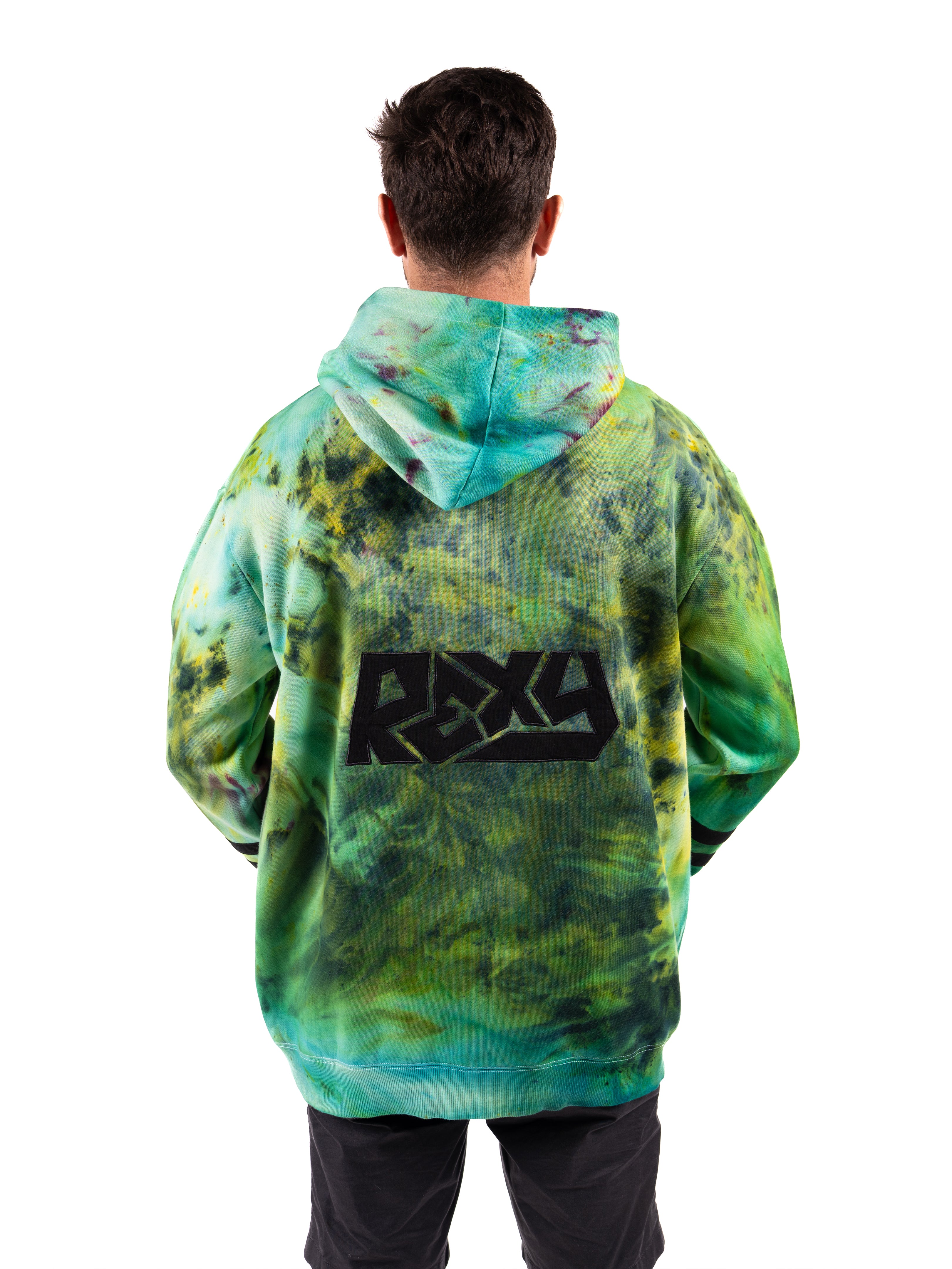 EMERALD GREEN Tie-Dye Hoodie
