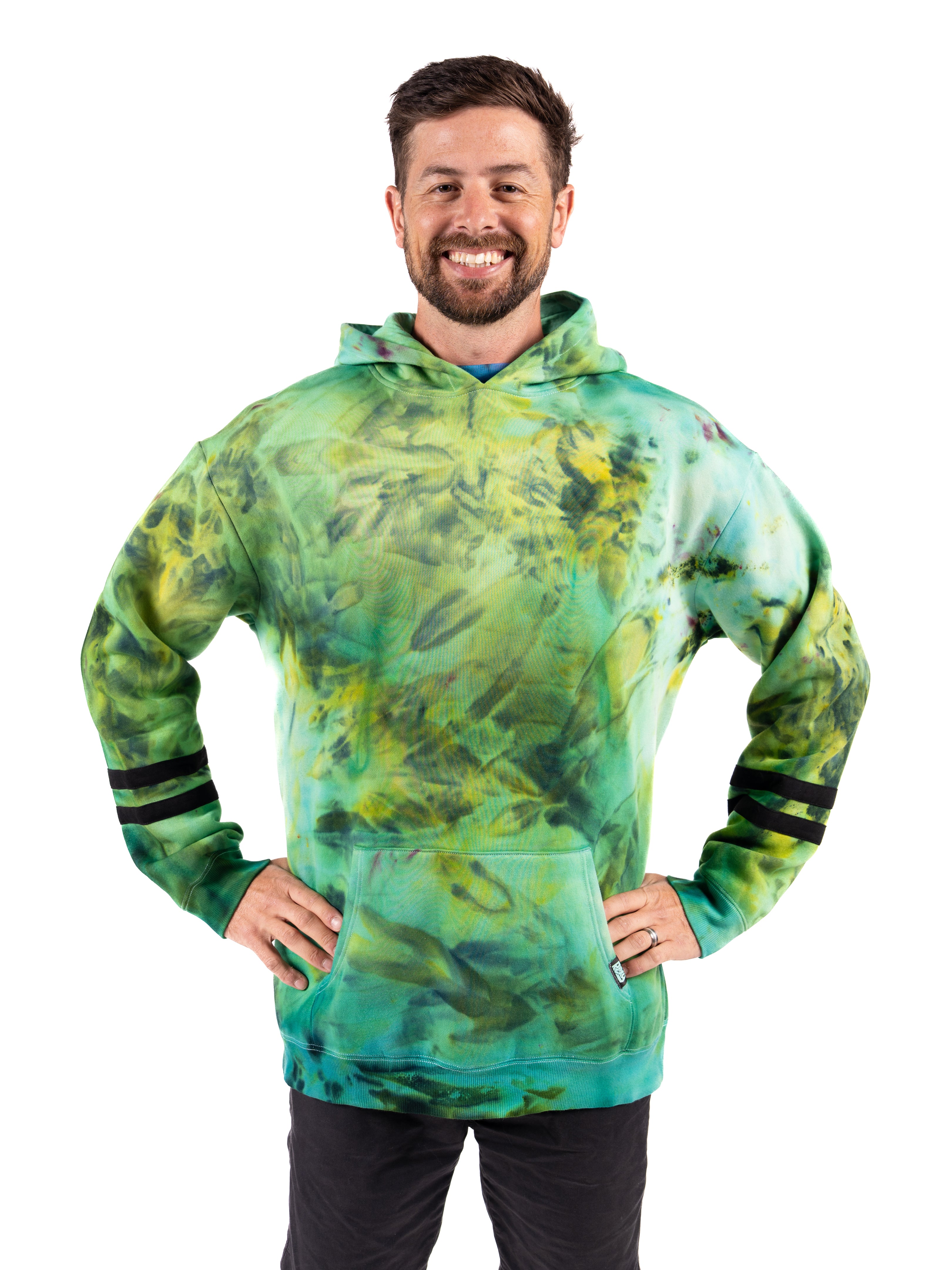 EMERALD GREEN Tie-Dye Hoodie
