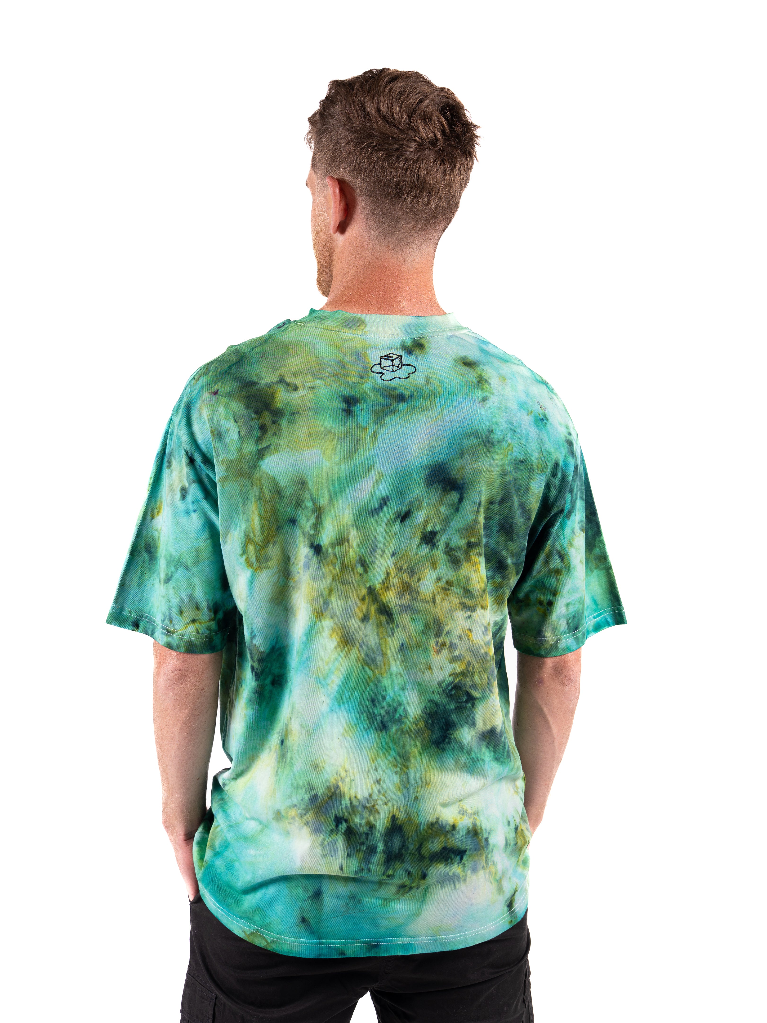 EMERALD GREEN Tie-Dye Tee